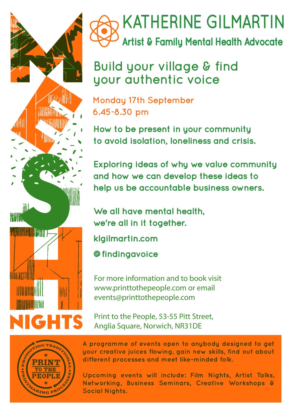 MESH NIGHT Sept 17th