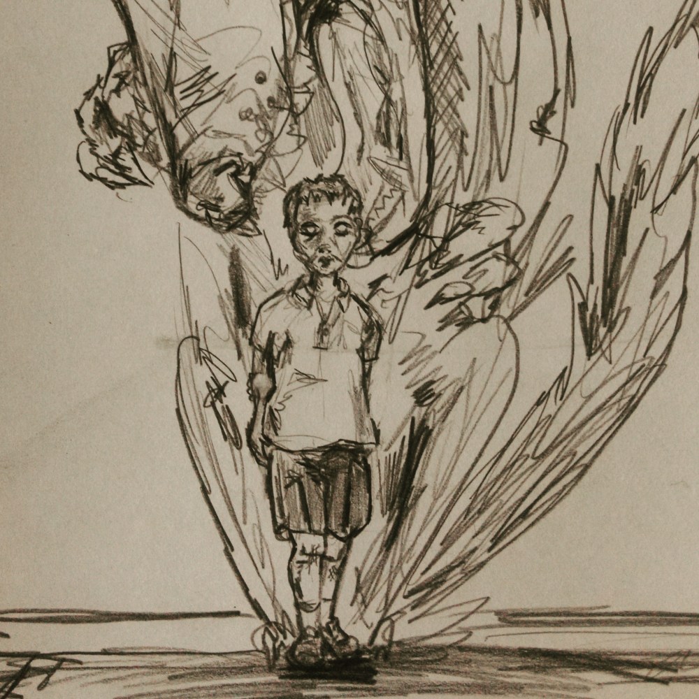 The boy who lived with a Big Bad Wolf